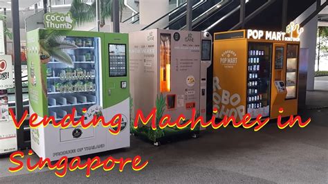 Lets Explore The Interesting Vending Machines You Find In Singapore Youtube