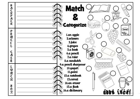 Back To School Worksheet Free Esl Printable Worksheets Made By Teachers