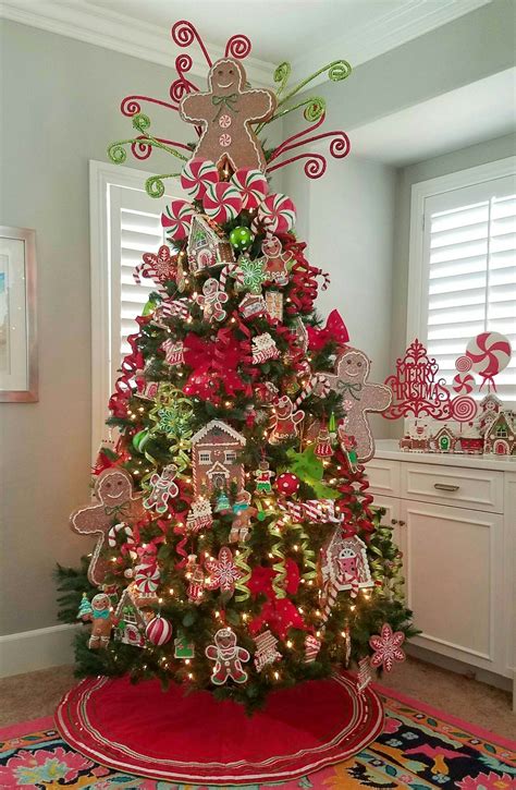 20 Gingerbread Themed Christmas Tree Ideas Decoomo