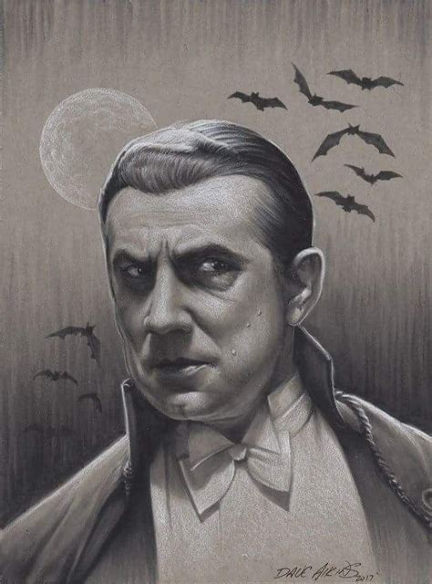 Universal Classic Monsters Art Bela Lugosi Dracula By Dave Aikins Classic Monsters
