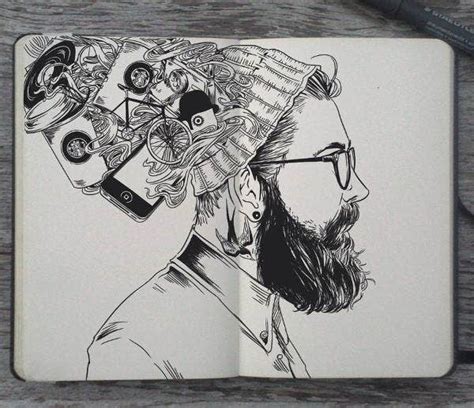 7 Hipster Drawings Art Ideas