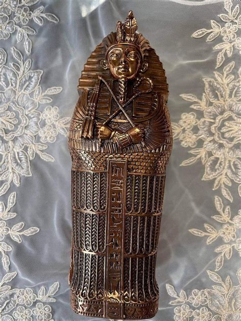 Egyptian King Tutankhamun Pharaoh Sarcophagus Mummy Etsy