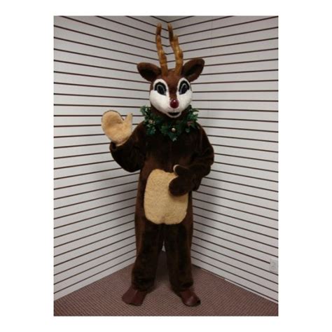 Rudolph Reindeer Deluxe Mascot Christmas Costume Rental Stoners