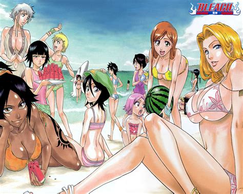 Bleach Girls At The Beach Bleach Anime Wallpaper 17385780 Fanpop