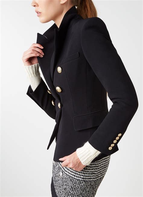 Military Look Blazer Blazer Military Looks Double Breasted Blazer