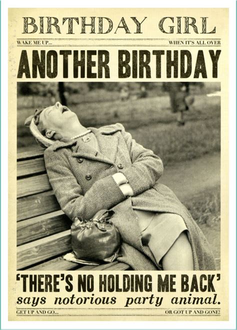 Funny Rude Greeting Cards Happy Birthday To The Person Who Gets Me