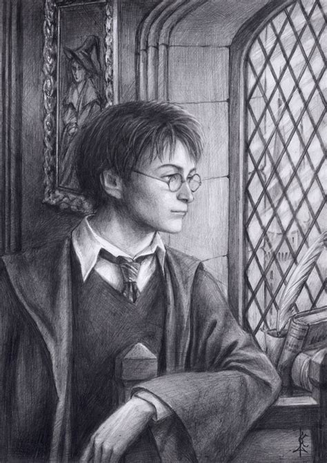 Harry Potter Pencil Portrait Harry Potter Fan Art 19637338 Fanpop