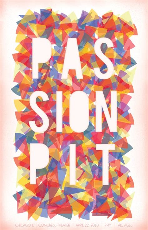 Passion Pit Poster Music Poster Passion Pit Music Love