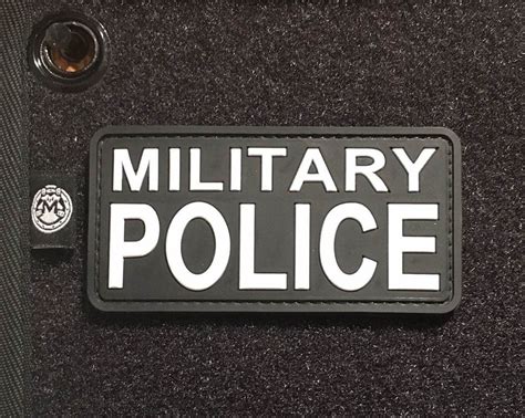 Military Police Pvc Patch