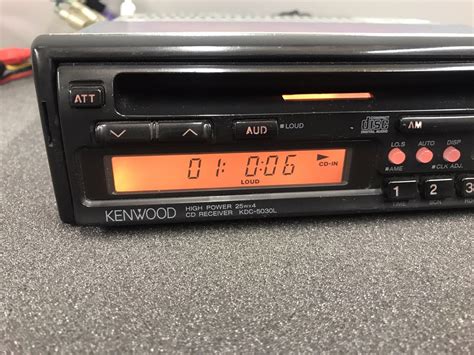 Old Kenwood Car Radio Stereo Cd Player Model Kdc 5030l Retro 90s