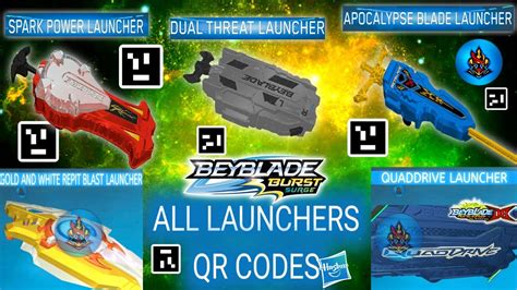 Beyblade Barcodes Gold Beyblade Burst Qr Codes String Launcher Foto