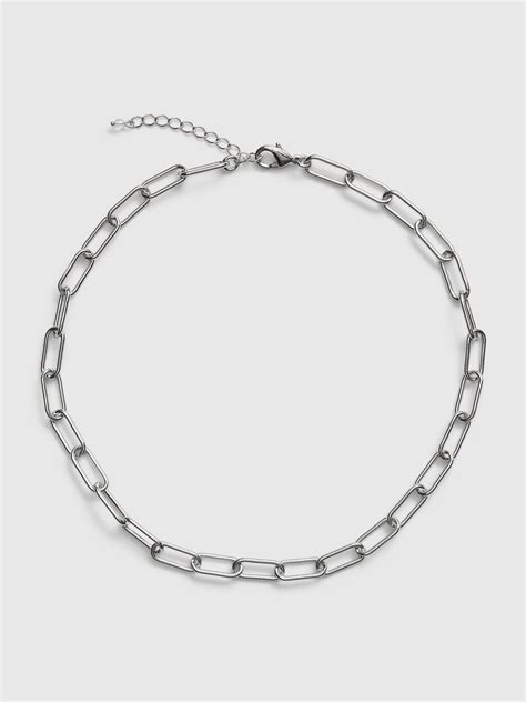 Chunky Chain Link Necklace Gap