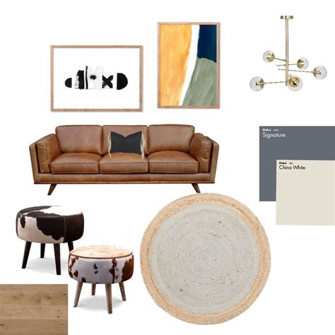 Living Room Interior Design Mood Board By Farmehtar Interior Design