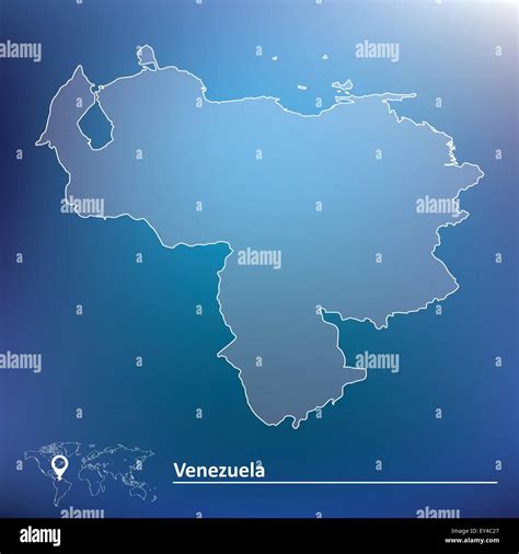Mapa De Venezuela Ilustración Vectorial Imagen Vector De Stock Alamy