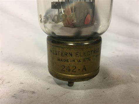 Western Electric 242 A Vacuum Tube Vintage Super Rare Early Radio We