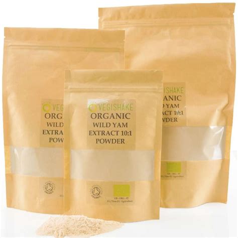 Wild Yam Root Extract 10 1 Powder Organic Dioscorea Villosa