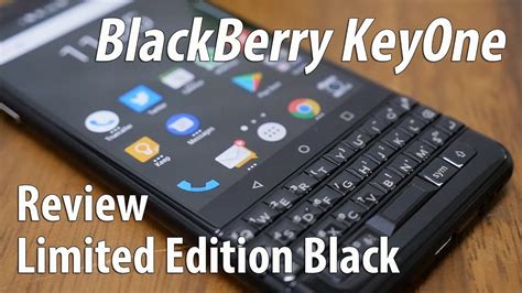 Blackberry Keyone Black Review The Business Android Smartphone Youtube