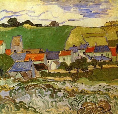 View Of Auvers 1890 Vincent Van Gogh