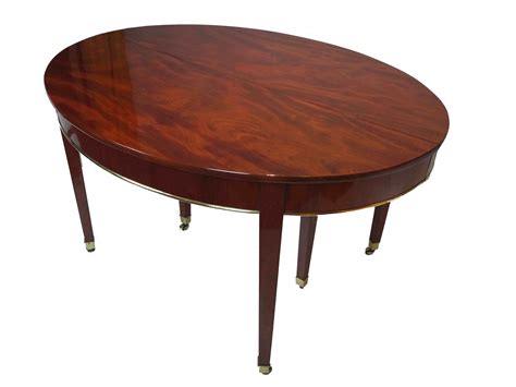 Oval Mahogany Dining Table Directoire Consulate Period Ref78665