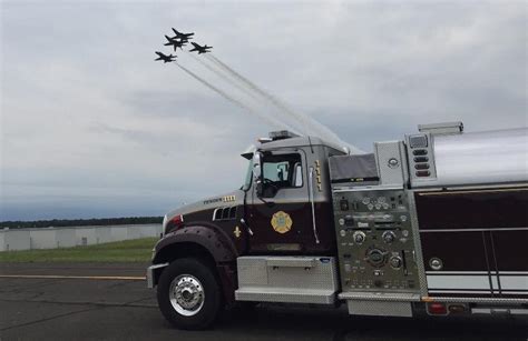 members standby at millville air show port norris fire company