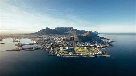 Aerial Coastal View Of Cape Town South Africa Mzanzitravel