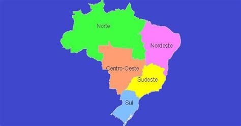 Atividades Sobre As Regiões Do Brasil Para Imprimir SÓ Escola