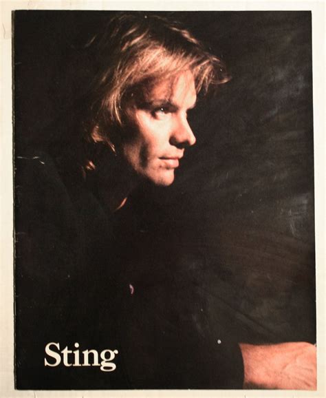 1987 Sting Nothing Like The Sun World Tour Packed Etsy English