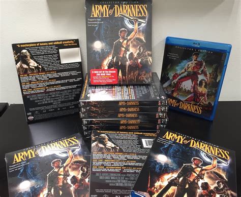 Horror Scream Factory Ce Army Of Darkness Blu Ray With Slipcover