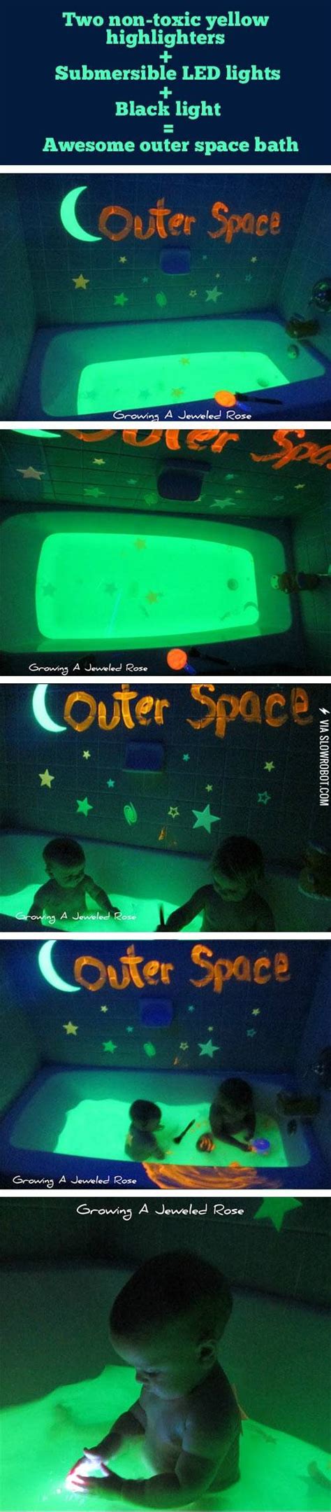 Outer Space Bath Time