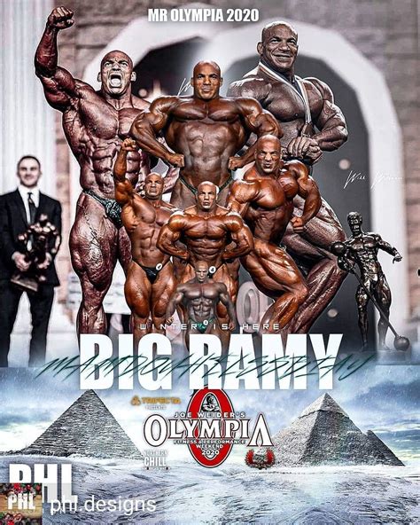#olympics #posters and prints #tokyo. big rami sul poster del mister olympia 2020 ...