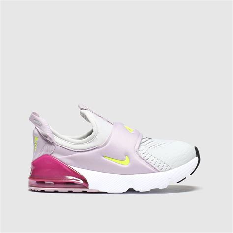 Girls White And Pink Nike Air Max 270 Extreme Trainers Schuh