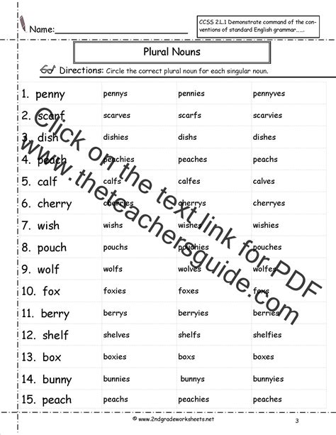 The birds known as parrots are usually green. Singular and Plural Nouns Worksheets