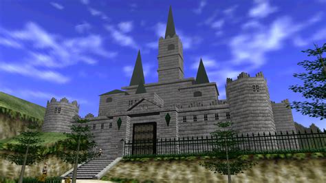 Hyrule Castle The Legend Of Zelda Ocarina Of Time Minecraft Map