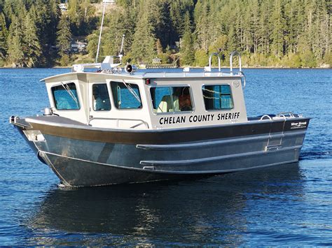 Check spelling or type a new query. 32' Salish Aluminum Cabin Boat by Silver Streak Boats