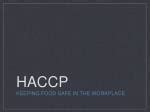 PPT La méthode HACCP Direction Départementale des Services