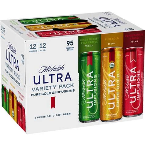 Buy Michelob Ultra Pure Gold And Infusions Light Beer Variety Pack Online