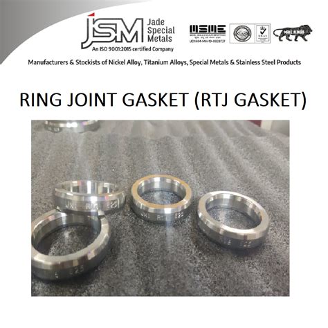 R Type RTJ Gasket Ring Type Joint Gaskets Thickness Mm At Rs Piece In Mumbai