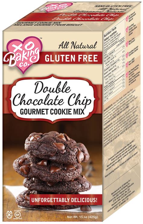 Xo Baking Gluten Free Double Chocolate Chip Cookie Mix 425 G Walmart