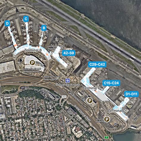 La Guardia Airport Map Guide To Lgas Terminals