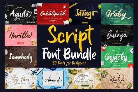 Script Font Bundle Is Here