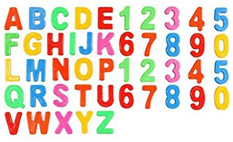 Nihank Combo Of Abc123 Plastic Alphabet And Counting Plastic Toys For