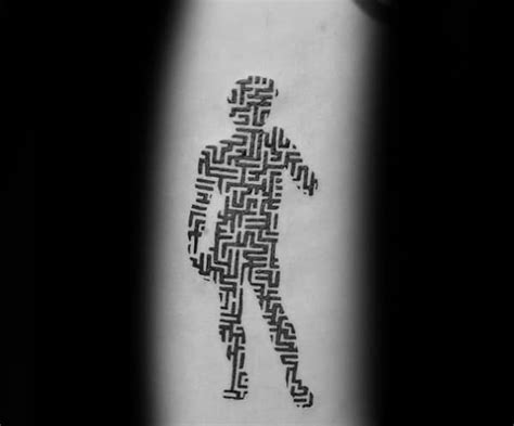 70 Maze Tattoo Designs For Men Geometric Puzzle Ink Ideas