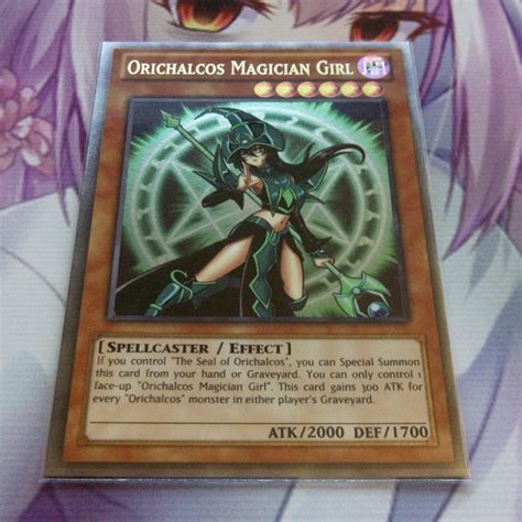 Orichalcos Magician Girl Ultra Rare Oricaproxy Fanmade Yugioh Cards