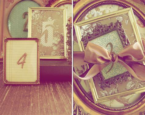 My Wedding Inspirations Vintage Table Numbers