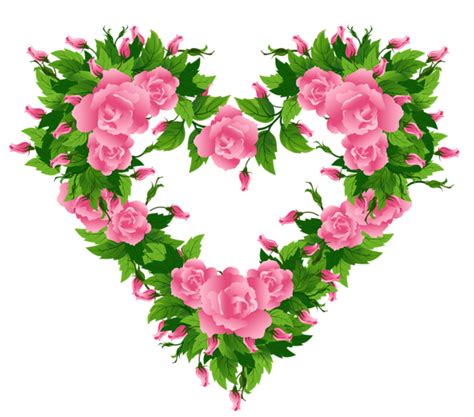 Polish your personal project or design with these heart transparent png images, make it even more personalized. Pink Roses Heart Decor PNG Clipart Picture | Gallery ...