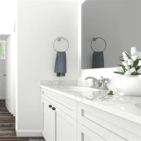 The ceiling height should be a minimum of 7 feet. Towel Bar Height for Bathrooms, Solved - Bob Vila