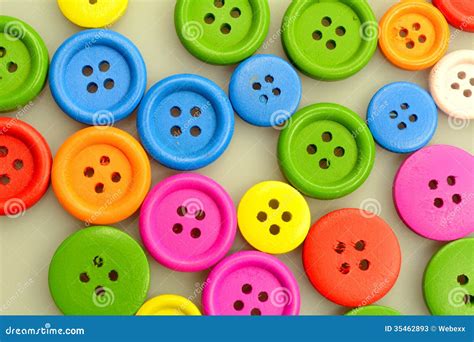 Colorful Buttons Stock Image Image Of Colorful Homework 35462893