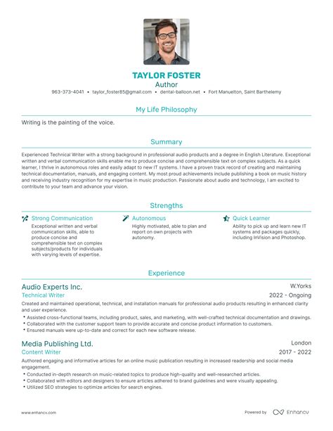 3 Author Resume Examples And How To Guide For 2024