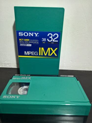 Sony Bct 32mx Metal Tape Mpeg Imx Video Cassetta Digitale Nuova Ebay
