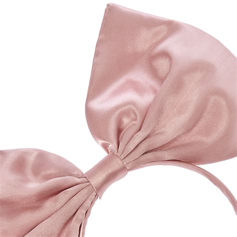 Jumbo Pink Bow Headband Claires Us